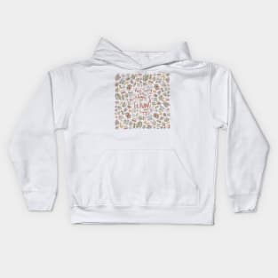 Scattered Bouquet Pattern Kids Hoodie